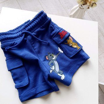 Дитячі шорти Tom and Jerry сині QW-254 фото
