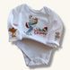 Різдвяне боді Том і Джеррі білий "Cake" QW-368 фото 1