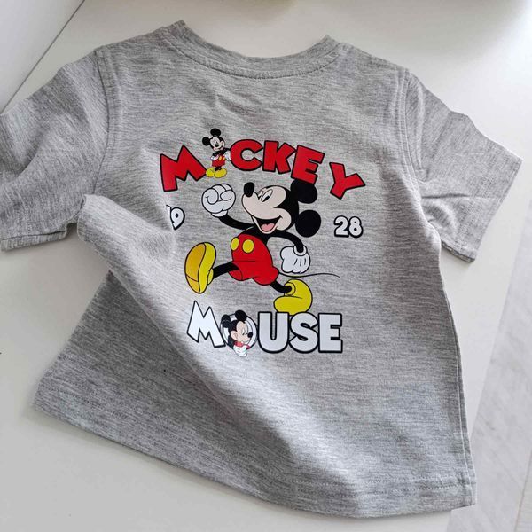 Футболка дитяча двостороння "Mickey emotions" grey  QW-225 фото