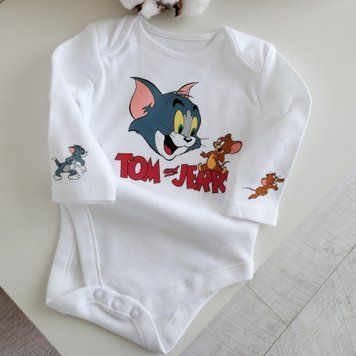 Боди с длинным рукавом blue stars "Tom and Jerry" QW-064 фото