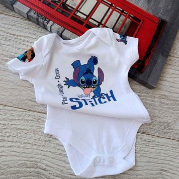 Боді з коротким рукавом Stitch  QW-273 фото