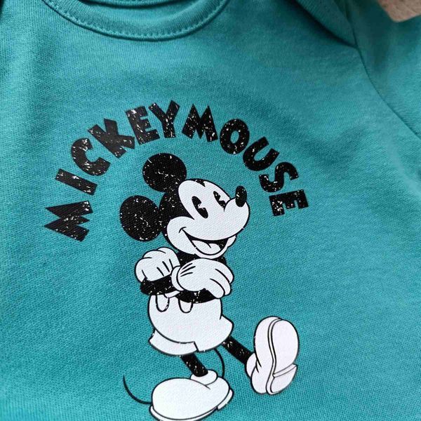 Боді з коротким рукавом морський Mickey Mouse  QW-130 фото
