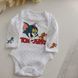 Боді з довгим рукавом blue stars "Tom and Jerry" QW-064 фото 2