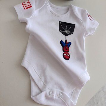 Боді з коротким рукавом Spider man  QW-092 фото