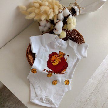 Боді з коротким рукавом Сімба "I love my daddy" QW-180 фото