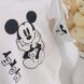 Боді з довгим рукавом ЧБ Mickey  QW-076 фото 3